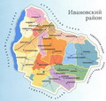 Карта Ивановского района